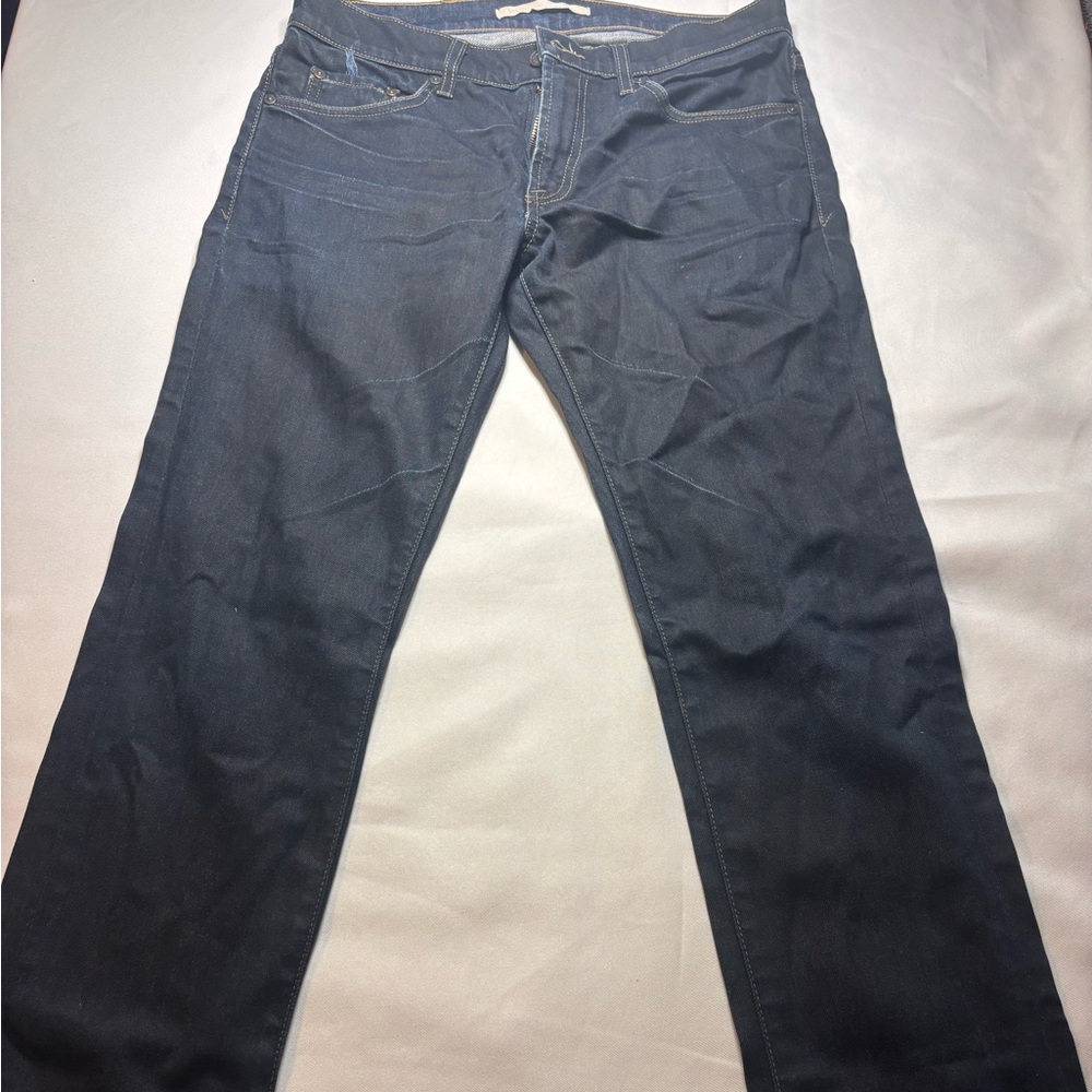 Vince Men's Deep Blue Straight Jeans